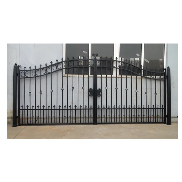 China luxury wrought iron gate for sale