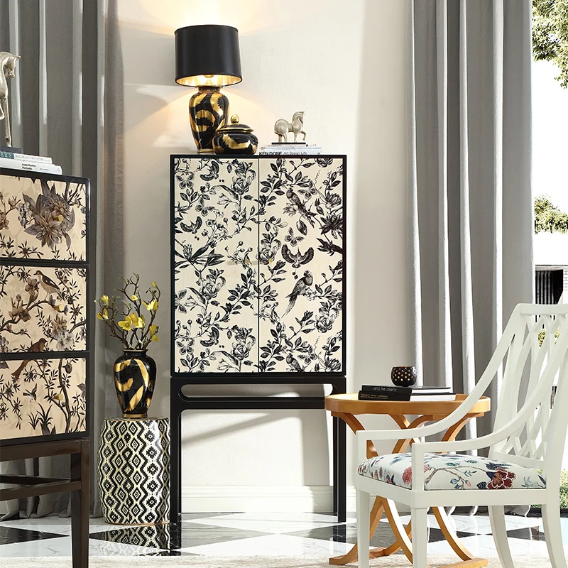 Guangzhou Hotel Modern Design Wooden Storage Bedroom Dining Room Luxury Furniture Cabinet with Drawers