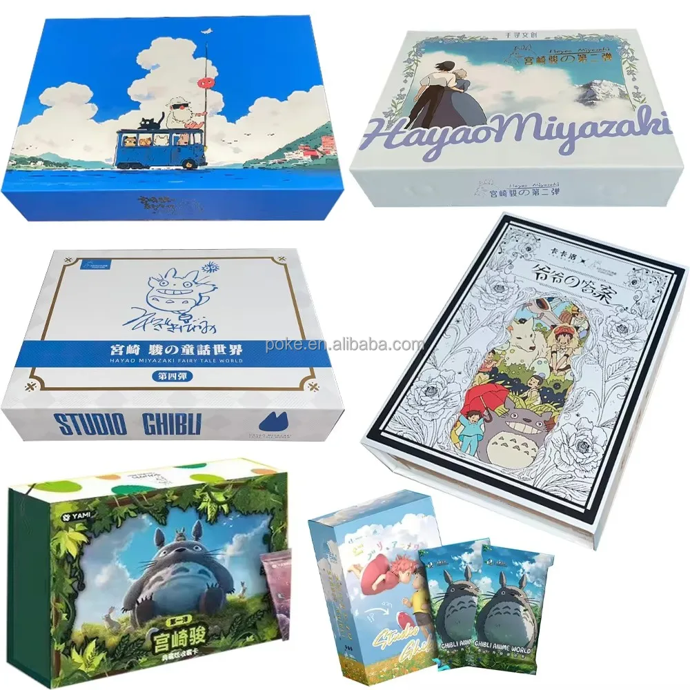 Оптовая продажа новейший чехол Коллекция карточек Miyazaki Hayao Totoro пленка детская игрушка подарки на Рождество день рождения