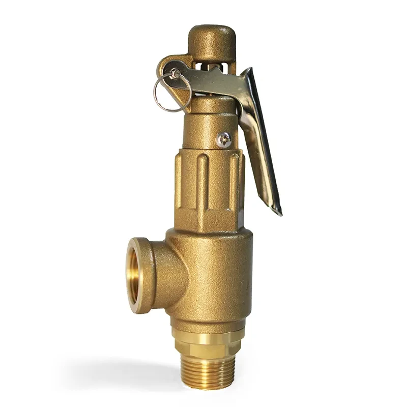 Spring full lift thread connection brass bronze forging control high pressure reduce relief safety valve for boiler steam