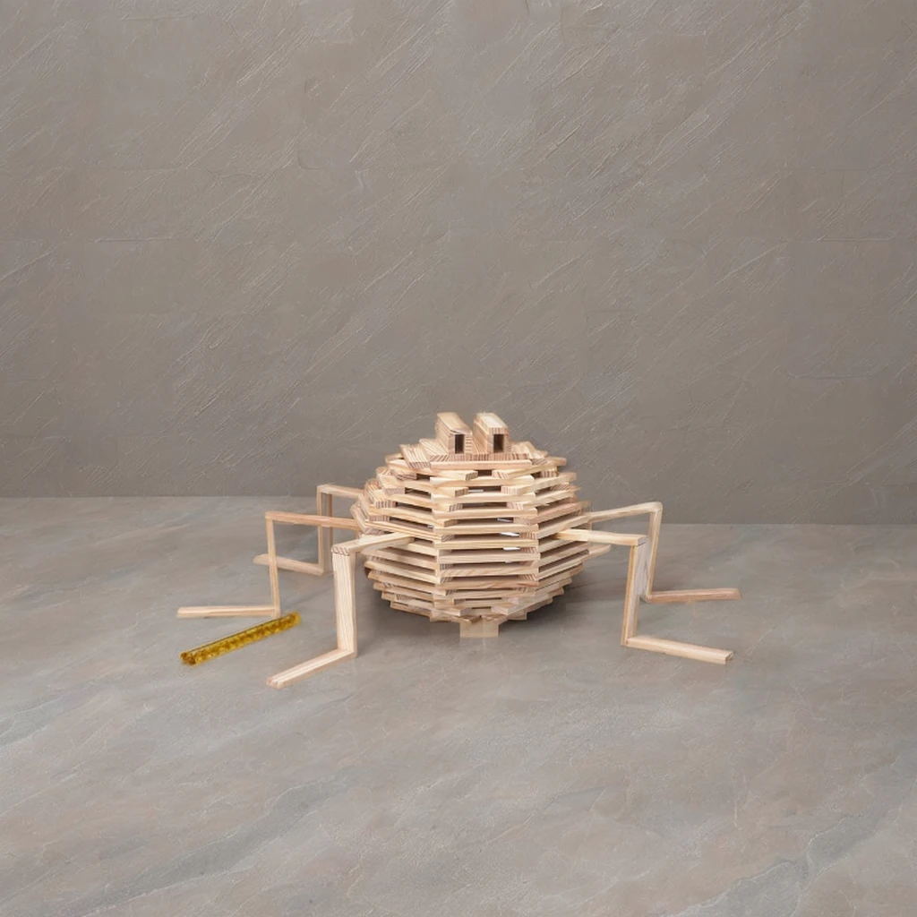 Unisex Wooden Building Blocks Educational Stacking Games and Toys for Children Aged 5 to 7 Years for Learning and Play