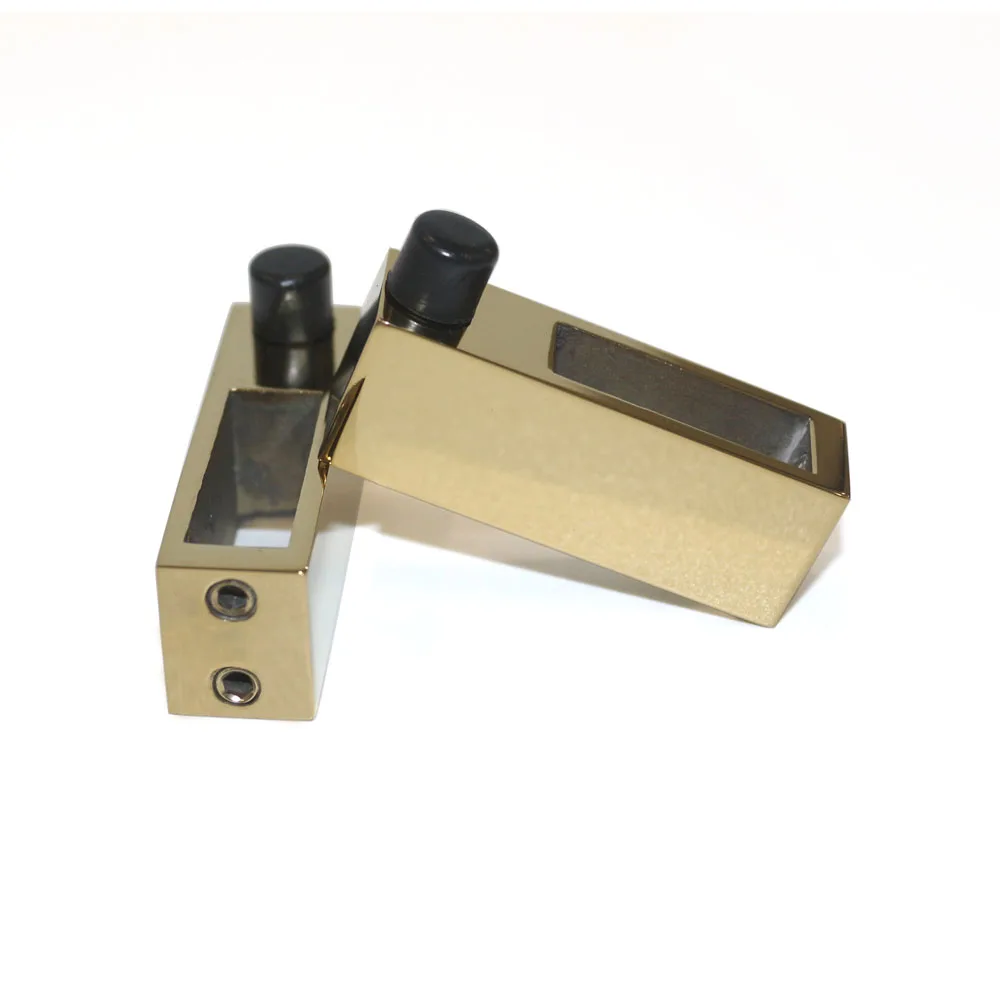 NCYINOX brushed brass gold bathroom sliding shower room glass door fitting hardware system kits accessories