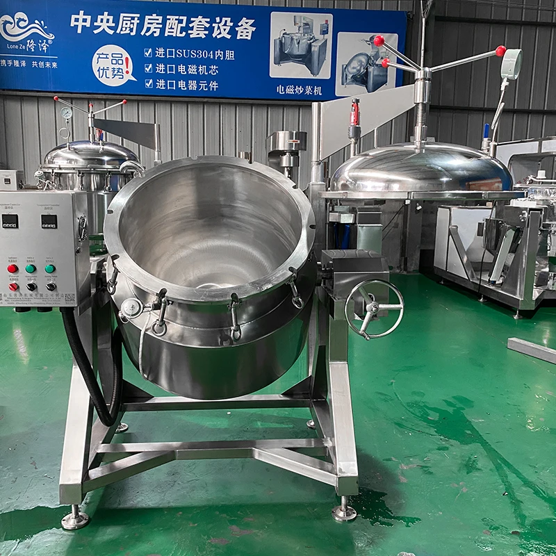 Commercial Automatic Bone Soup Making Pressure Cooker Stainless Steel Industrial Pressure Cooker Pot