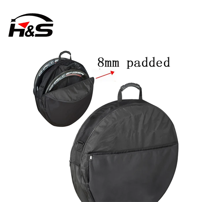 Padded Double Wheel Bag 700C 29er Holds Two Wheels Separate Padded Compartments