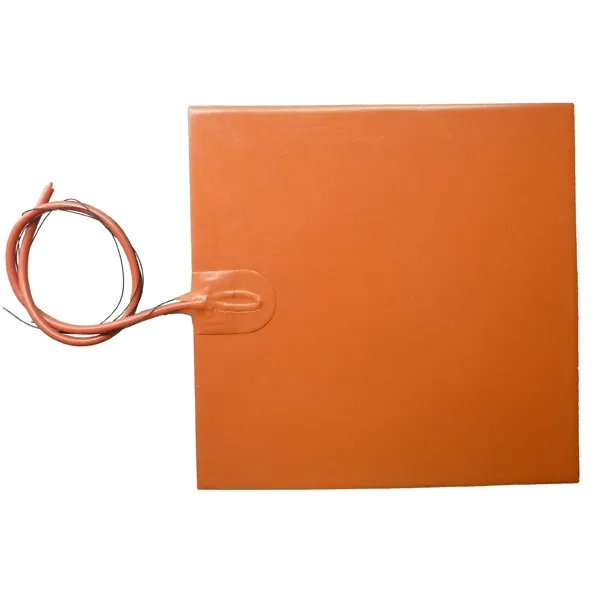 Custom 12v 24v 110v 220v Electric Flexible Heating Pad Rubber Silicone Heater