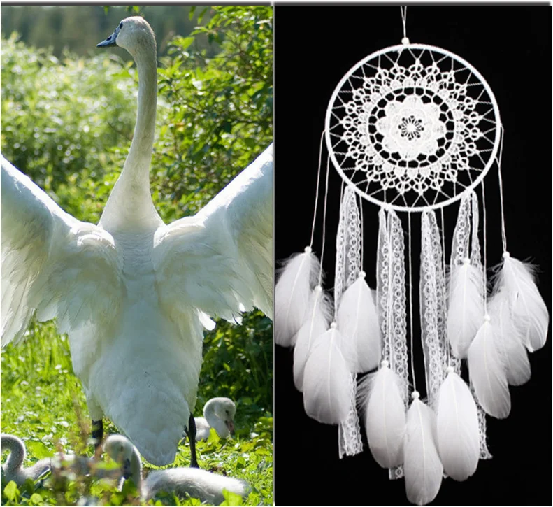 Wholesale Handmade Boho Hanging Feather Dream Catcher for Car Home Room Door Wall Art Party Decor Ornament Gift Craft DIY Kit