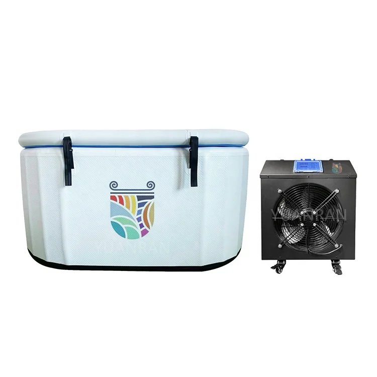 Updated version water chiller luxury ice bath recovery cold plunge ice bath with chiller and filter