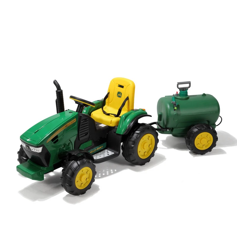 12v Kids ride on tractor with music children toy electric tractor car