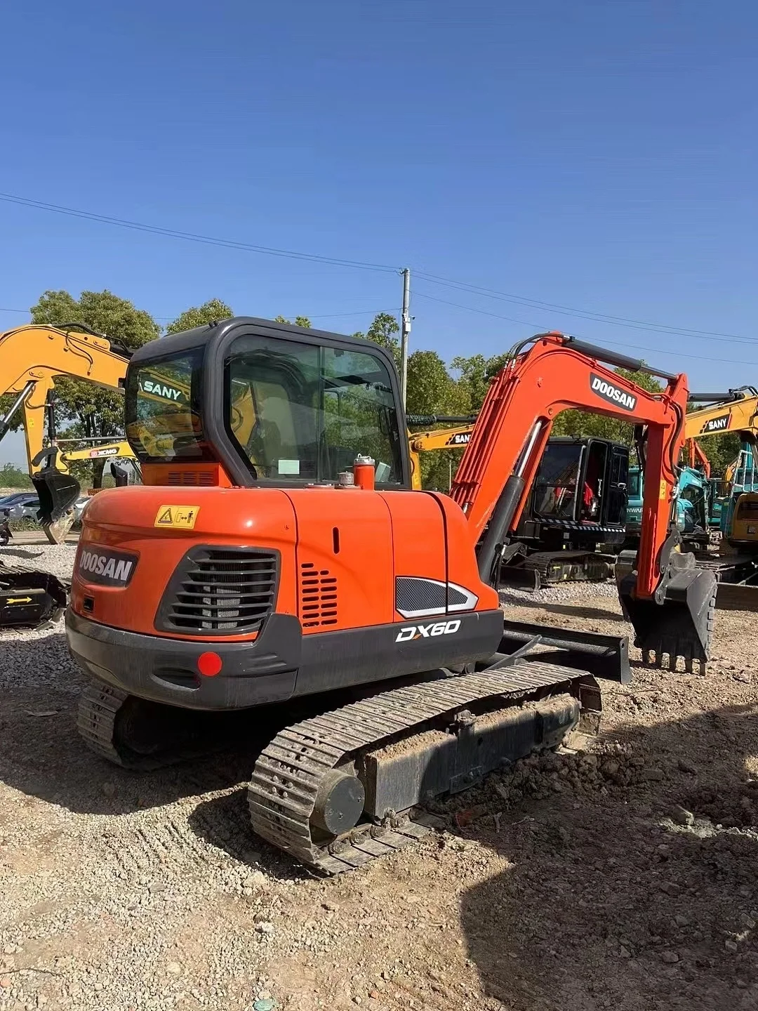 Высокое качество б/у экскаватор Doosan 60 строительная машина