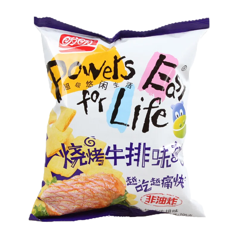 Wholesale Exotic Snacks Panpan Chicken Flavor Nugget Snacks 105g Spicy Tomato Snacks Puffed Food