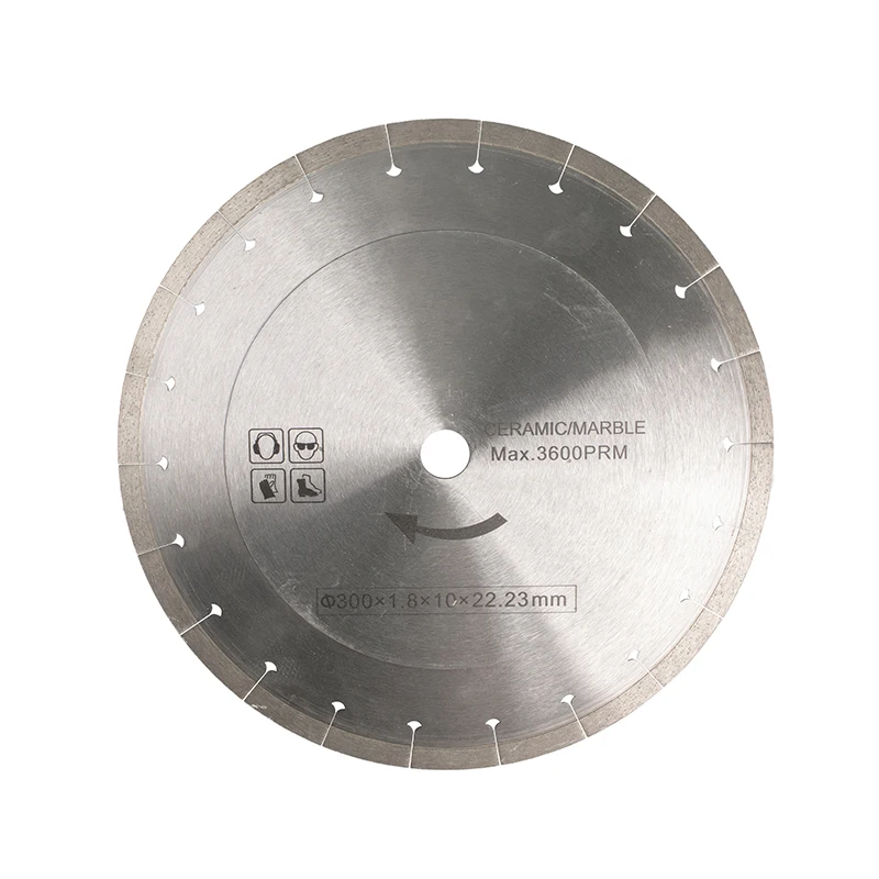 Zhongzuan 125x2x22mm Thin Kerf Turbo Diamond Circular Cutter Saw Blade For Wet/Dry Cut Ceramics Tile