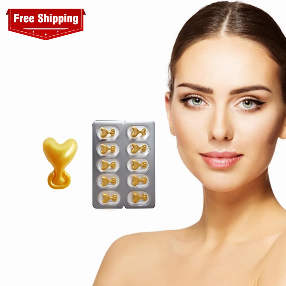 Free Shipping Help Skin repair after  Micro-Needling Treatment Natural Plant Extract Capsules Serum