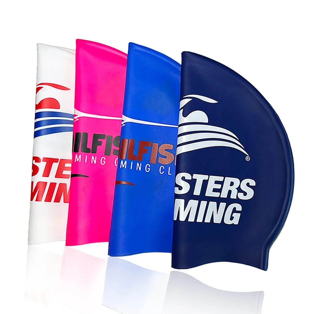 Comfortable Slip-free Unisex Water Sport Competition Training Silicone Swimming Caps