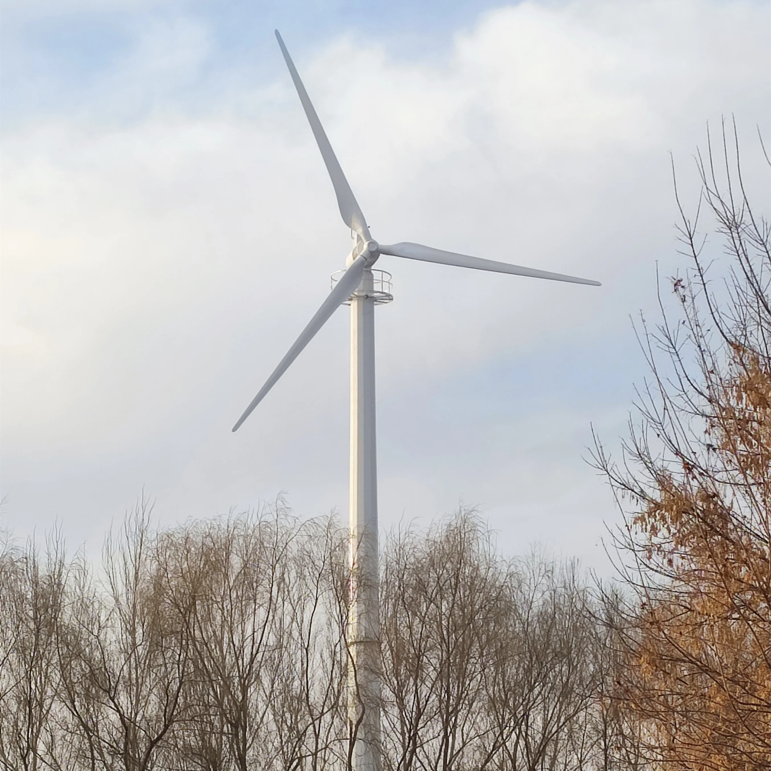 50kw High-performance large-scale wind turbines provide installation guidance for high power generation efficiency