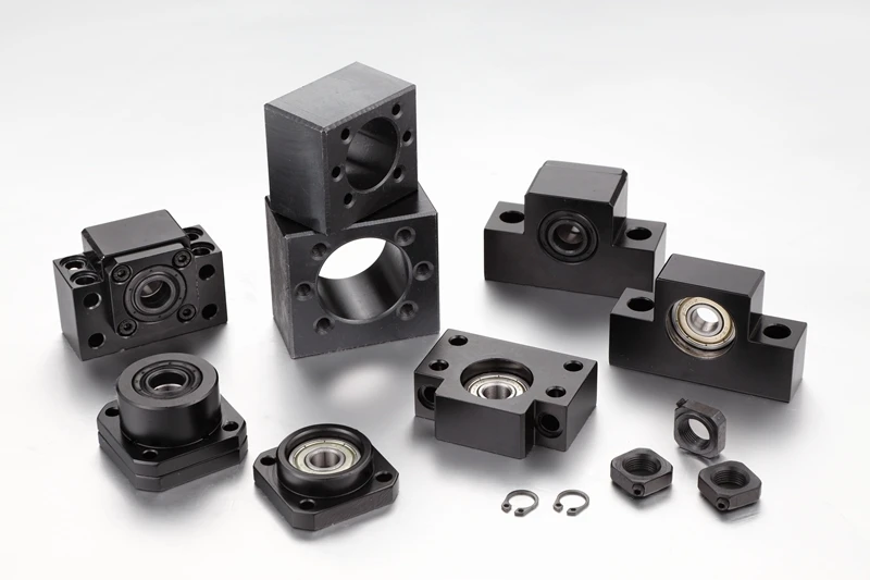 KETE MGS NH Series heavy hardness Ball Screw Bracket Nut Holder For Lead Screw