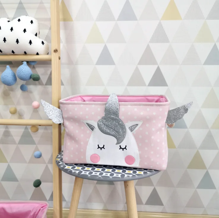 
New Arrival Cat Toy Basket Holder Unicorn For Kids 