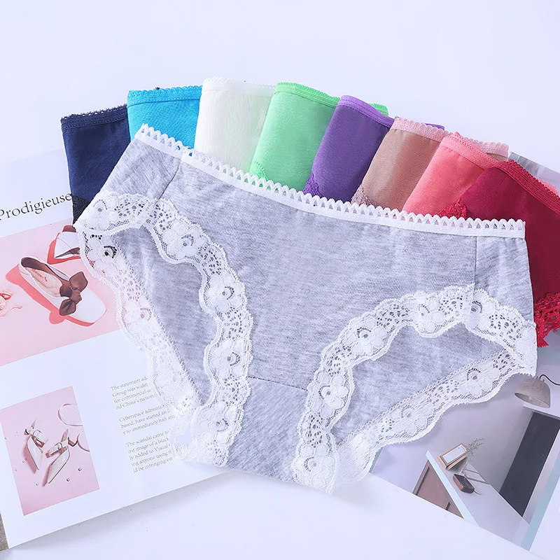 promotion Clearance stock Ladies Panties Cotton ladies pants underwear Underpants For Woman lace underwear-women