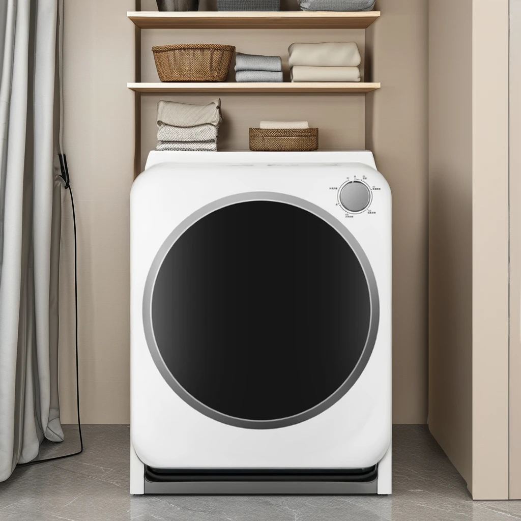 Compact Automatic Electric Clothes Dryer Efficient Space-Saving Machine for Drying Clothing Household Use