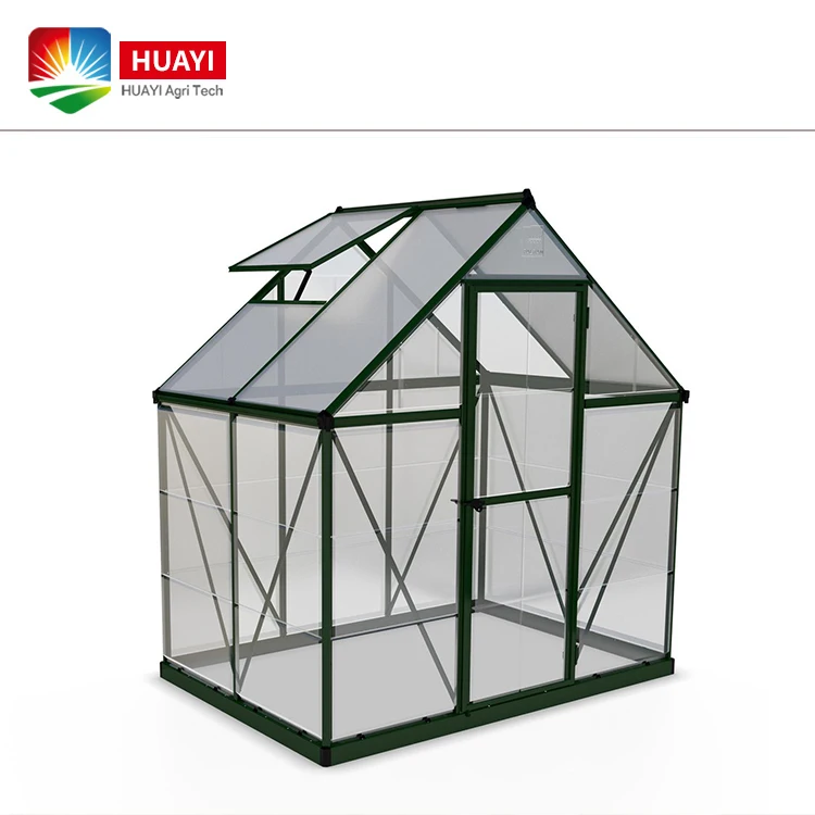 Backyard Green House Professional High Quality Aluminum PC Garden Greenhouse Different Sizes