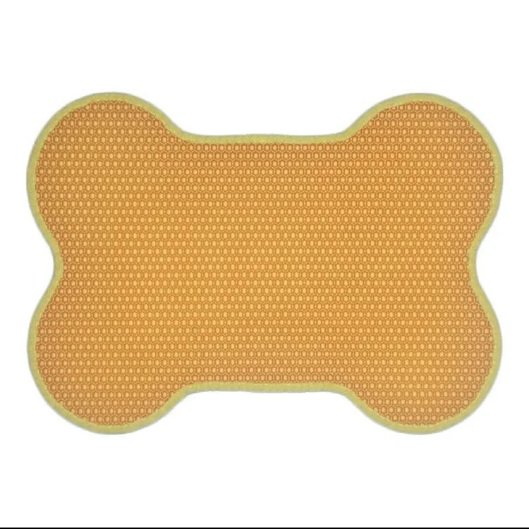 EVA Cat Litter Mat Filter Cat Litter Double Layer Folding Waterproof Cat Litter Mat