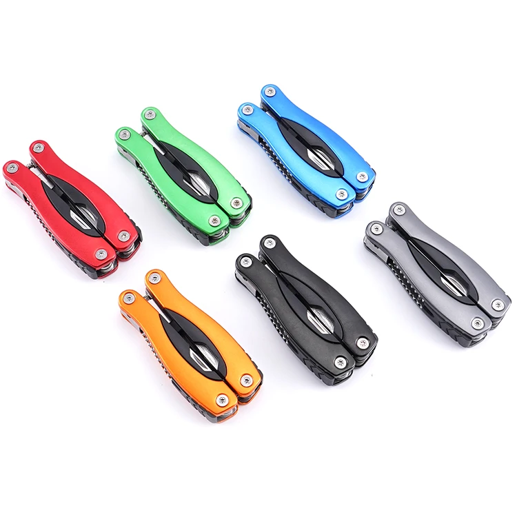 multitools survival set pocket mini folding needle nose multi tool knife pliers with saw bit wrench