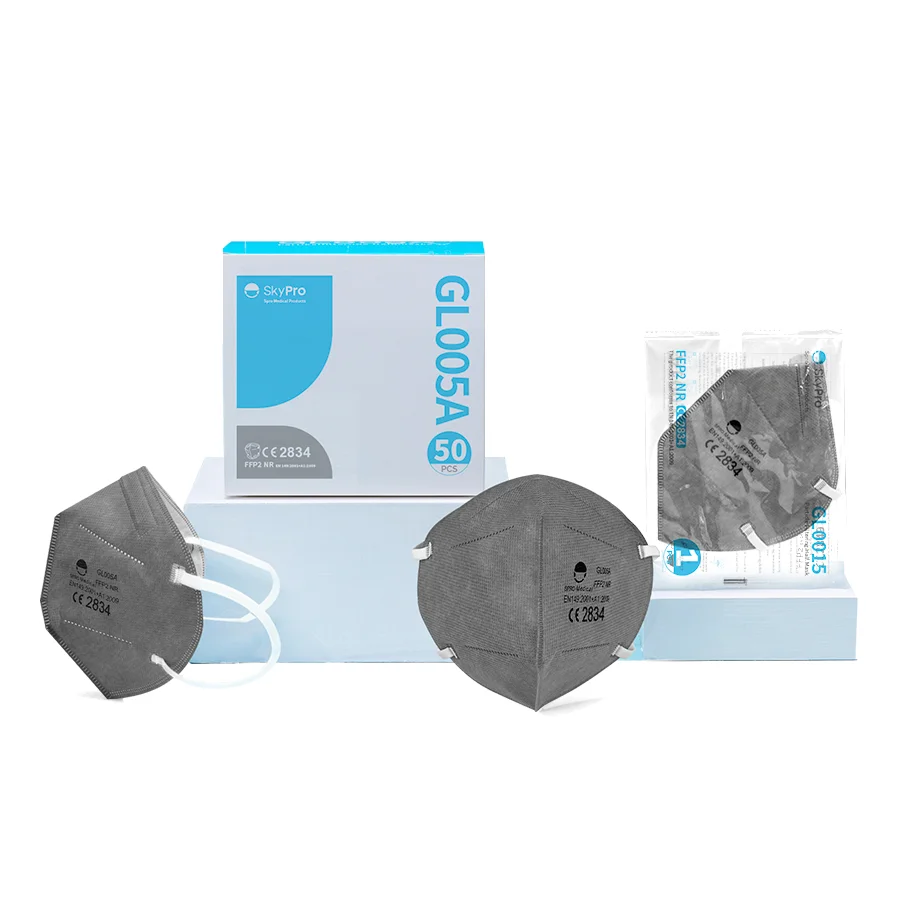 CE EN149 Certified FFP2 NR D Disposable Industrial Respirator  FFP2-Mask Particle Filtering Half Mask