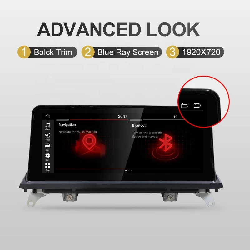 1920X720 4G 64GB 8 Core Carplay Anti-glare E90 Navigation GPS Multimedia Radio DVD Player Android for BMW E90 3 Series 2006-2011