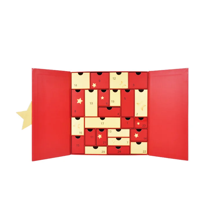 Christmas Advent Calendar Gift Box Advent Calendar Box for 24 Days Surprise Box