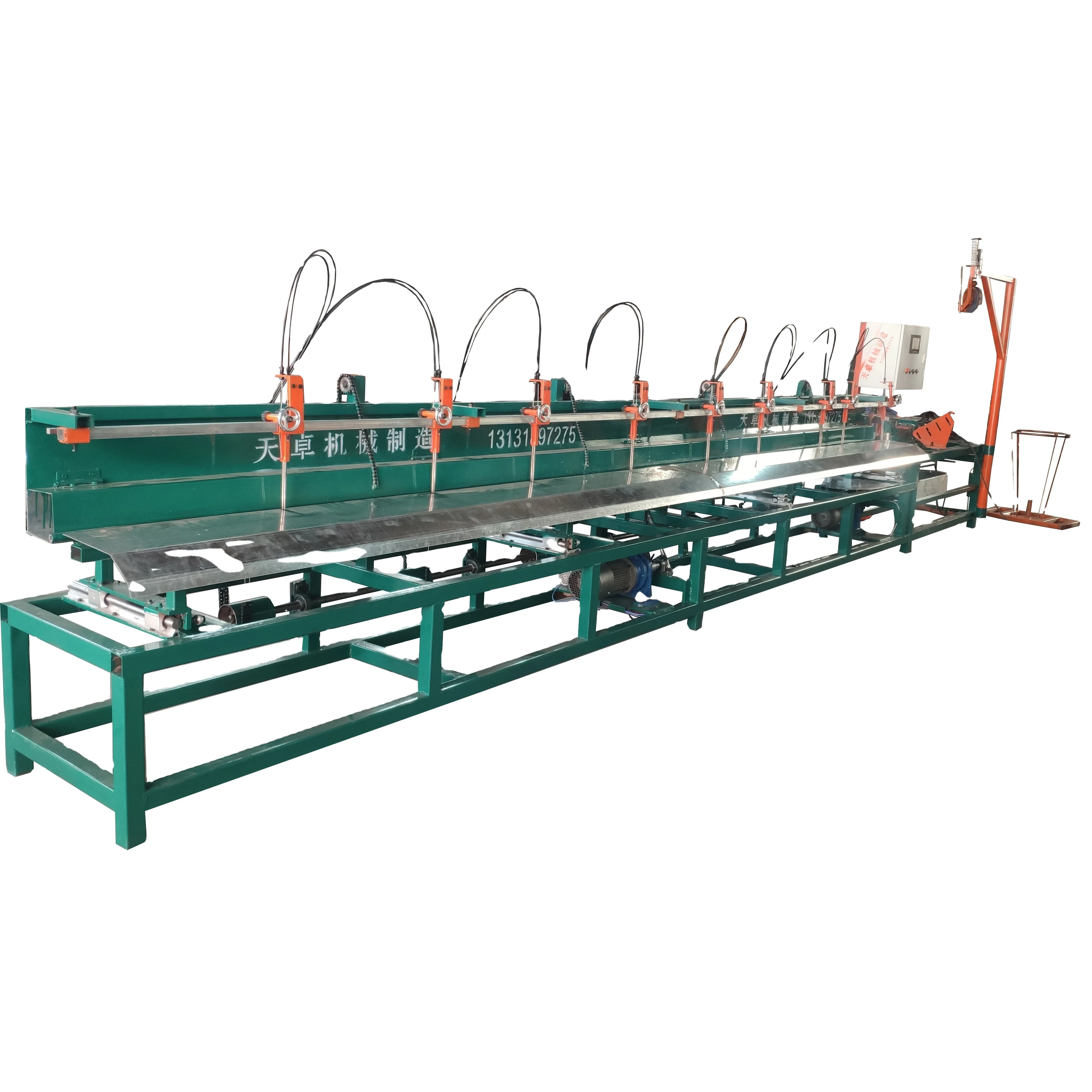 Single wire high speed low price fully automatic chain wire fence making machine