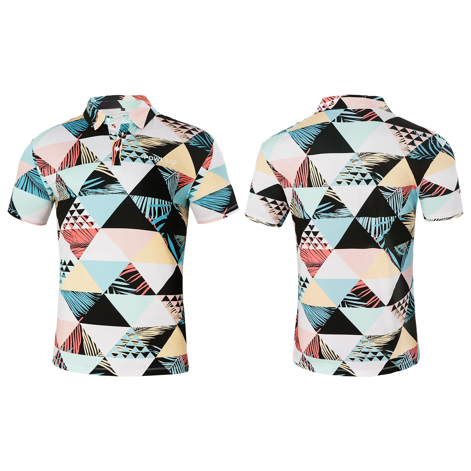 2024 Popular Shirts Logo Sublimation Performance Polo Golf Polo T Shirt Sublimated Golf Polo For Outdoor