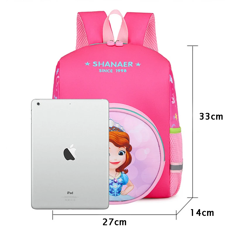 Children Breathable Wear-Resistant And Load-Reducing Backpack Bag School Cute Unicorn Printing Cartoon School Bag For Kids
