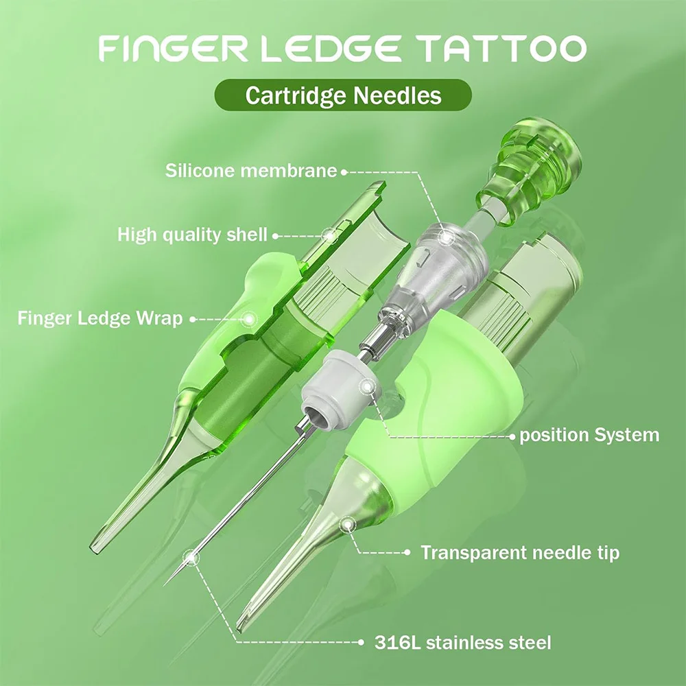 Wholesale POPU Omni V2 3RL Round liner Long Taper permanent makeup cartridge  pmu tattoo needles cartridges for PMU and SMP