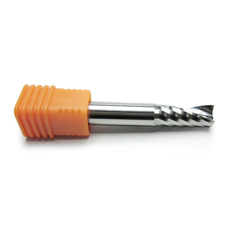 10% discount uncoated CNC freze ferramentas wood CNC Solid Carbide Compression Spiral Router Bits End Mill Cutters
