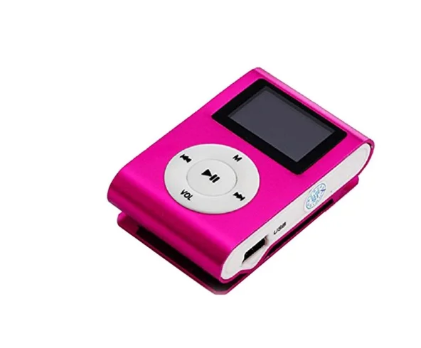 Цифровой мини mp3-плеер с металлическим зажимом и жк-экраном 1 8 дюйма поддержка TF-карты USB 2 0 разъем для наушников 3 5
