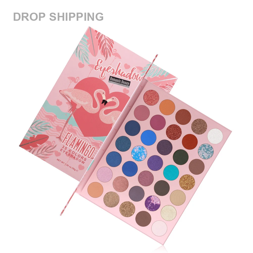 
35 multi-color one multi-use eyeshadow palette European and American makeup palette pearly matte eyeshadow 