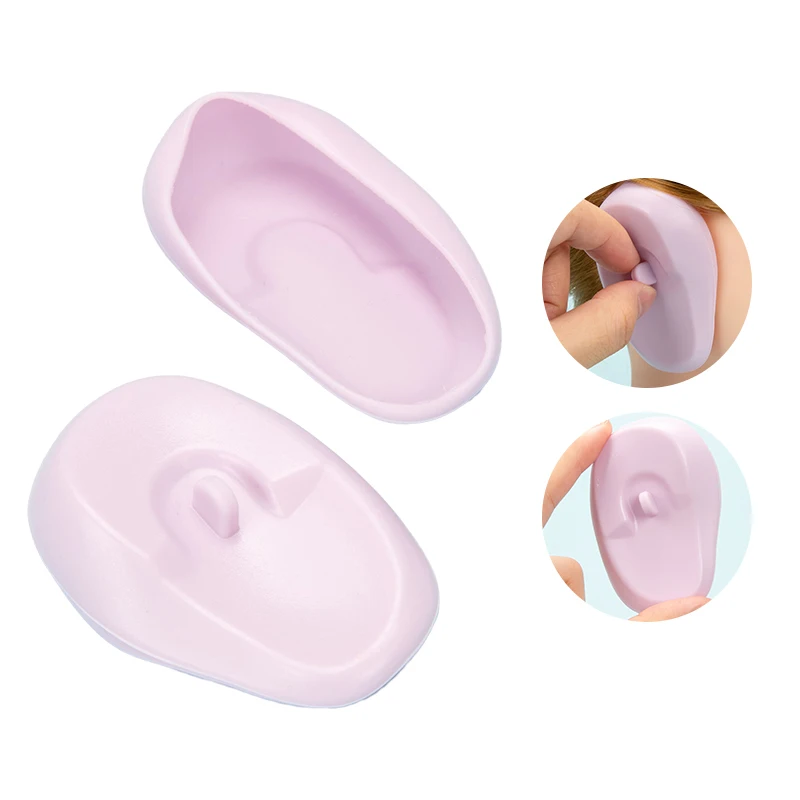 Soft Earmuffs Reusable Silicone Ear Protectors Waterproof Ear Covers Shield for Hair Dye Shower Bathing Hair Styling Tools