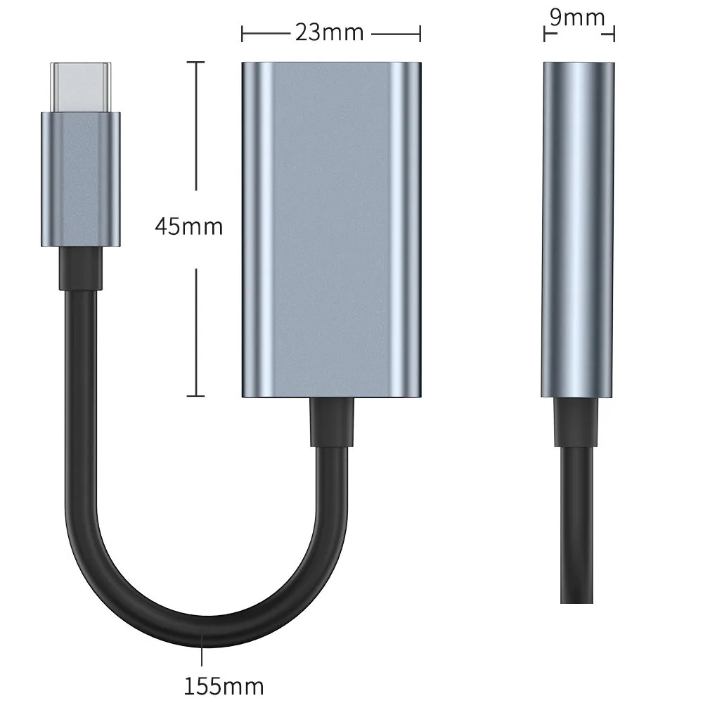 cantell HDTV 1080P Type-c Adapte Cover Converter Cable Compatible for Computer/Desktop/Laptop