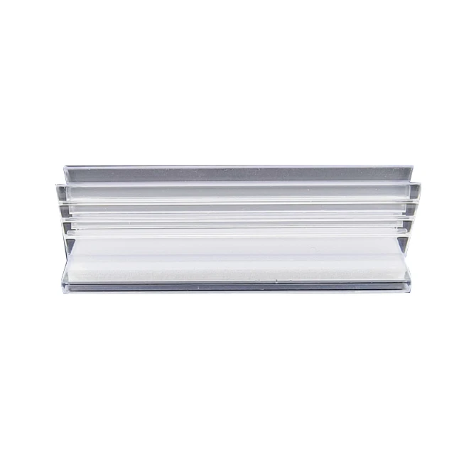Supermarket shelves plastic label holders pvc display data price tag label strip holder