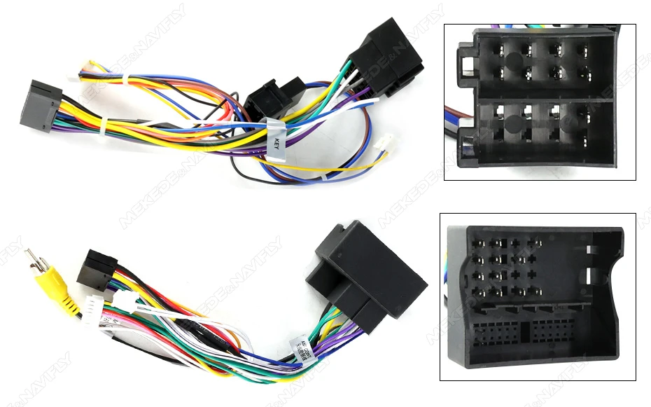 MEKEDE Android car screen gps navigation car-play auto 8core WiFi 4G LTE for Peugeot 307 2001-2008 support add 360 camera