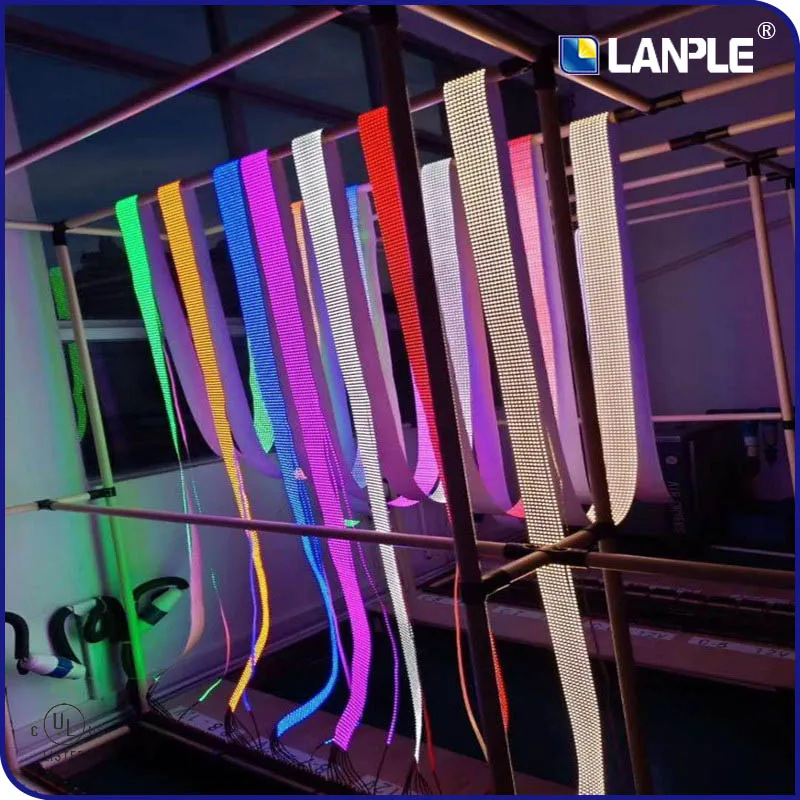  Водонепроницаемая наружная декоративная светодиодная лента LANPLE 12 и 24 В 5050 RGB 60