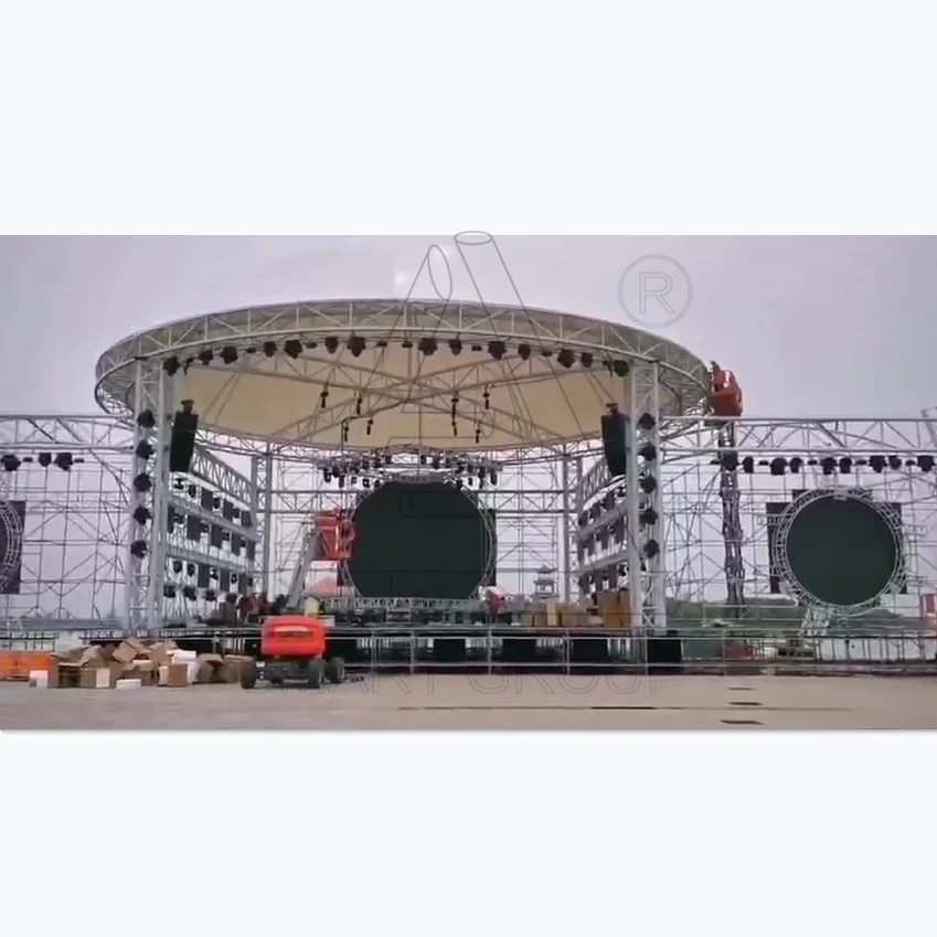 Customized Music Festival Outdoor Layer Truss Aluminium Lighting Truss System