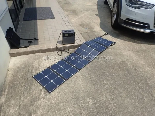 Glory Solar High Efficiency 100W Portable Foldable Solar Panel Charger for iPhone ipad iPods Android Smartphones and Batteries