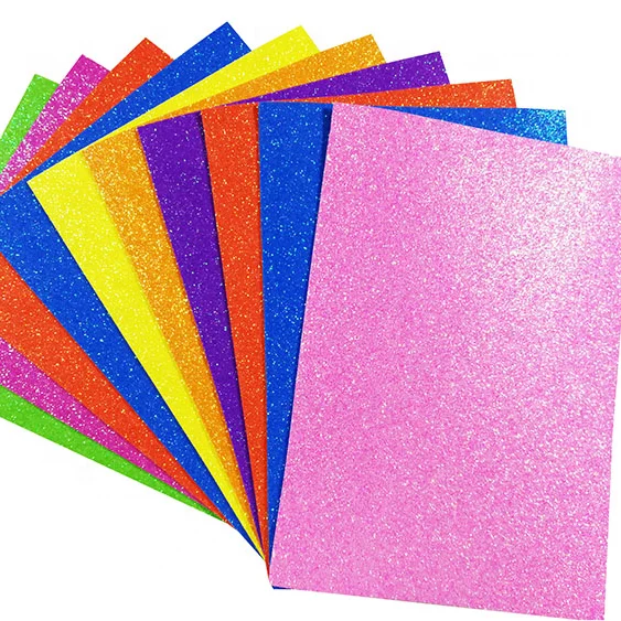 factory outlet bright eva glitter foam /glitter eva foam craft sheet