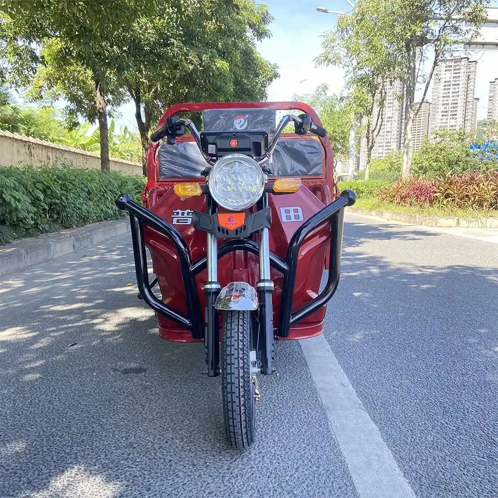 Elegant 90Km Range Auto Rickshaw for City and Countryside Tricycle Bicycle