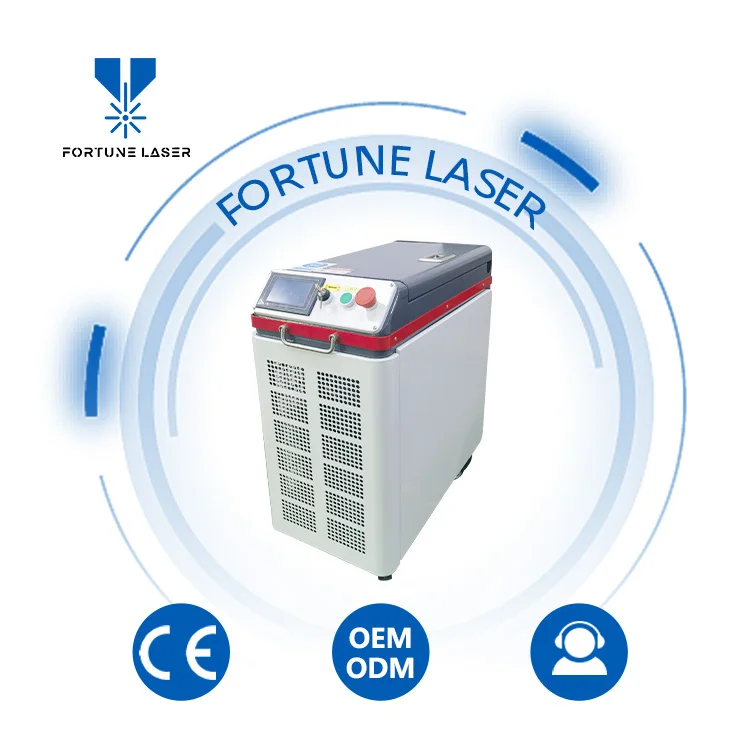 handheld portable 100w-300w laser cleaning machine pulse laser cleaner for oxide/oil/paint/rust removal