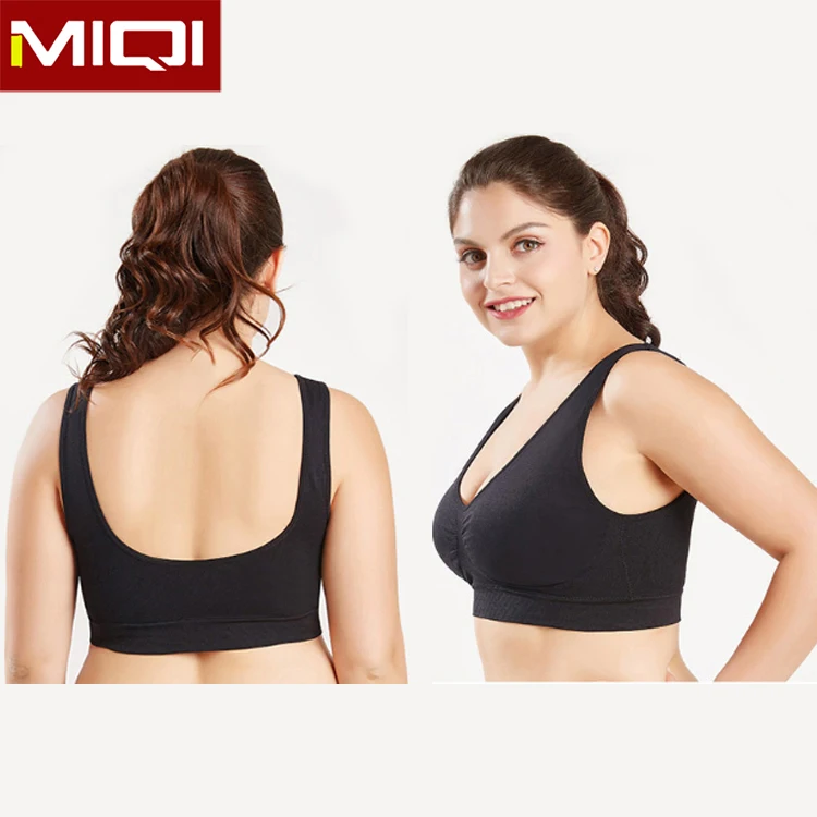 custom breathable xxl fitness running sports bra women plus size sports bra for gym