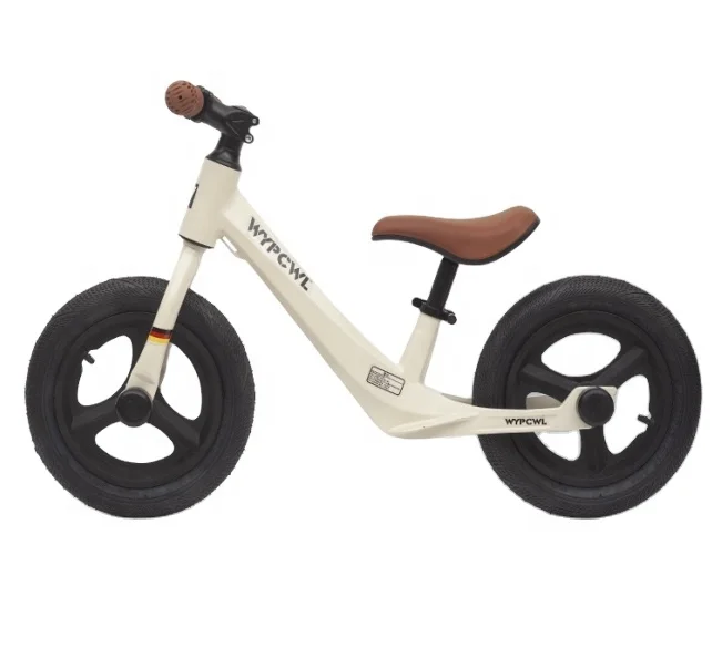 2-7 Years Kids Reinforced Baking Lacquer Alloy Frame Bikes Running Bike Children Rubber Tires Playing Toys Balance Bicycle Bike