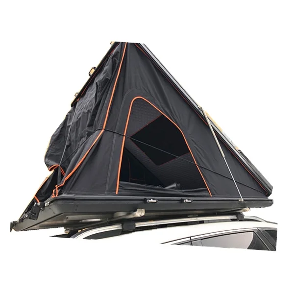 Hard shell aluminum shell wedge shape roof top tent triangle hard top tent