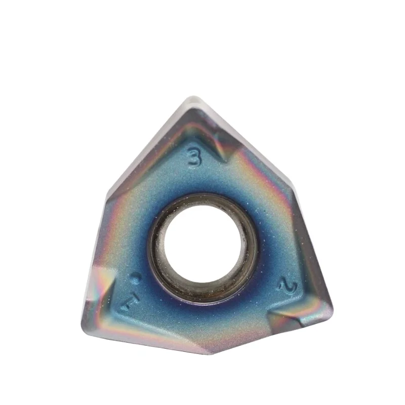 XNEX Double sided hexagonal milling insert XNEX080608 XNEX040308 Fast Feed CNC lathe milling cutting tool