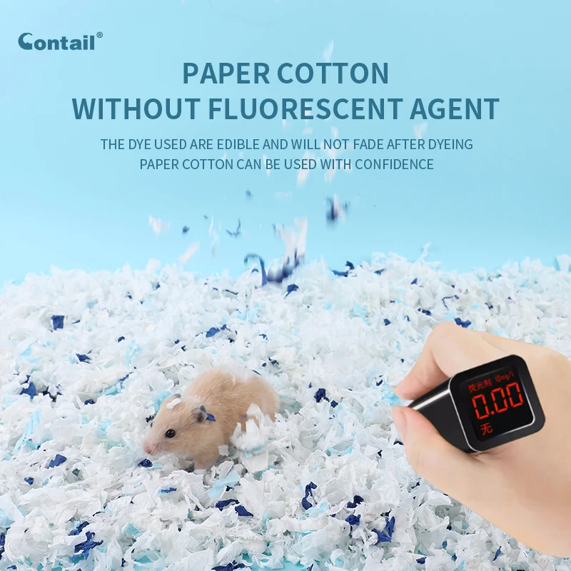 Wholesale Hamster Paper Cotton Mat Deodorant Absorbent Breathable Golden Bear Bedding Padding for Small Pet